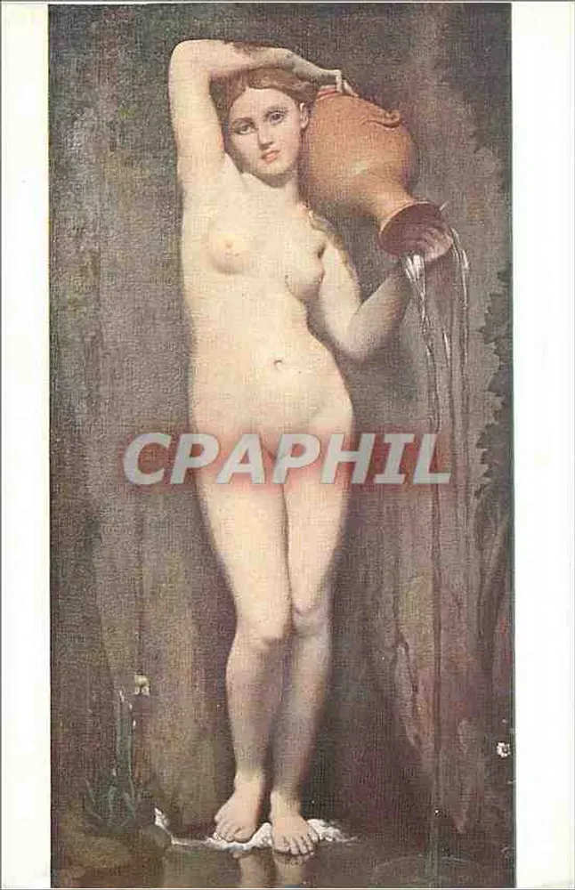 A Fonte — J. A. D. Ingres (1780-1867) — Museu do Louvre, Edição Francesa, n° 422 - Frente
