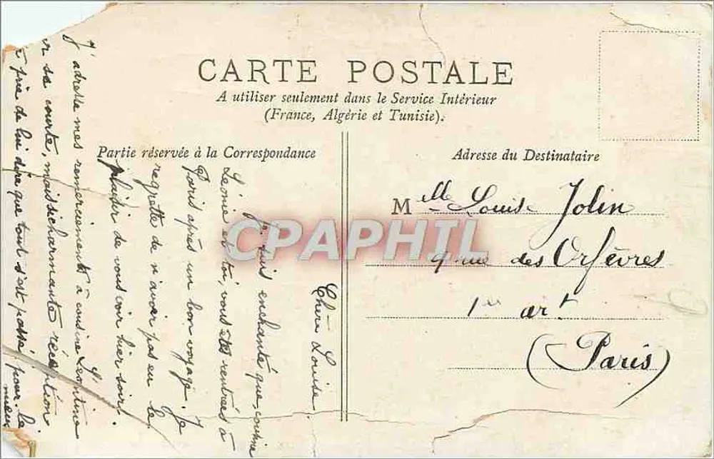 Au lavoir — Lessive consciencieuse — M.H. Paris - Achterkant