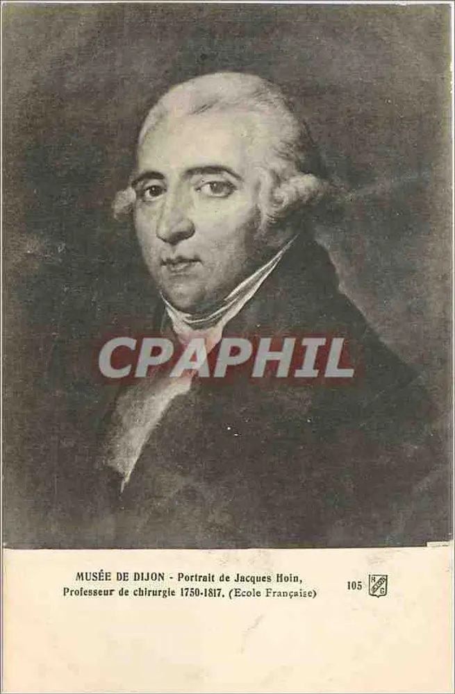 जैक्स हॉइन का चित्र — शल्य चिकित्सा के अध्यापक 1750-1817 — डिजॉन का संग्रहालय, फ्रांसीसी स्कूल, संख्या 105 - आगे