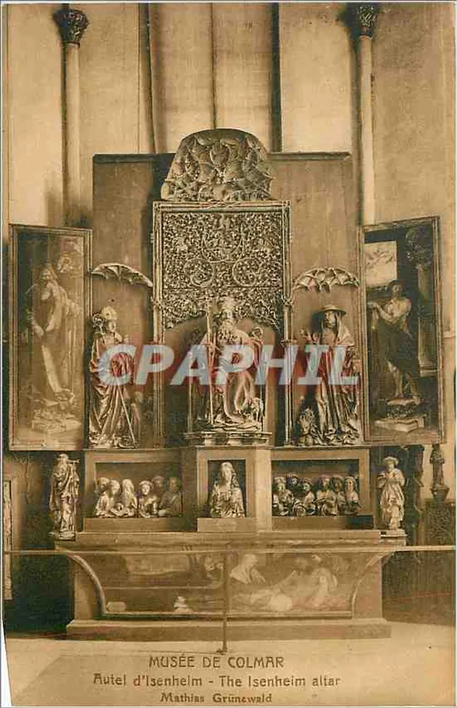 Altar de Isenheim — Museu de Colmar — Mathias Grünewald - Frente
