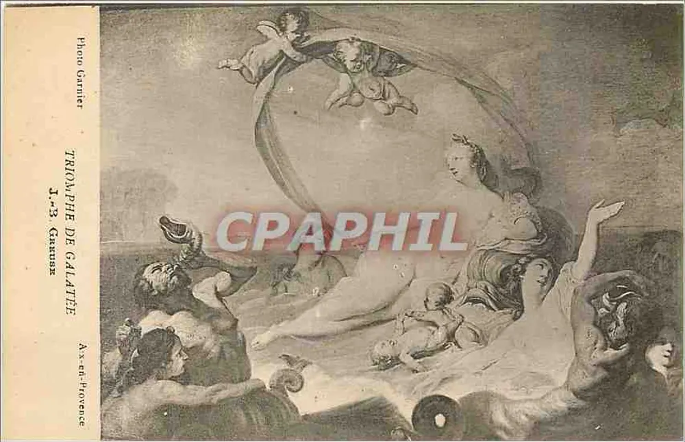 Triunfo de Galatéia — Foto Garnier — Ax-en-Provence - Frente