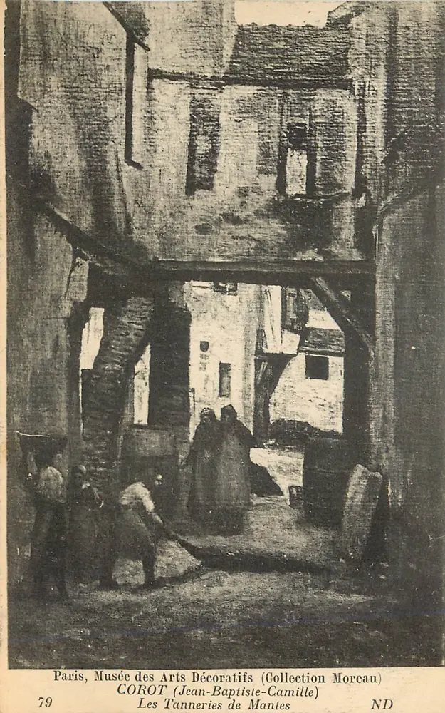 Die Gerbereien von Mantes — Corot — Sammlung Moreau - Vorderseite
