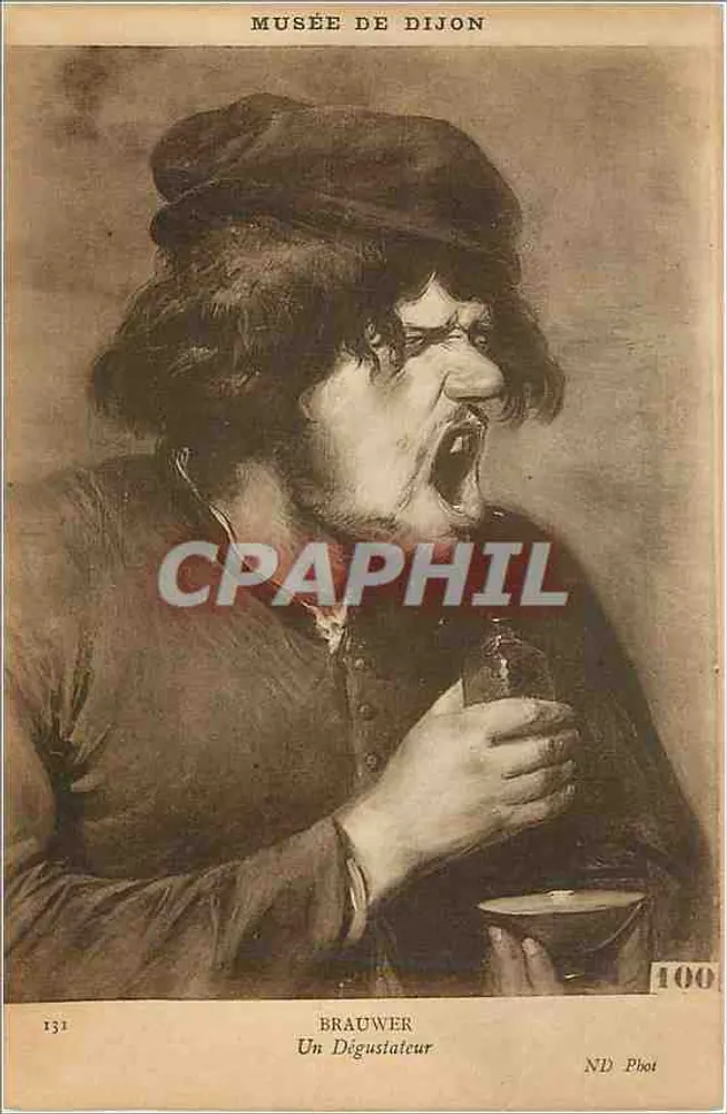 Un Degustador — Museo de Dijon — ND Phot - Anverso