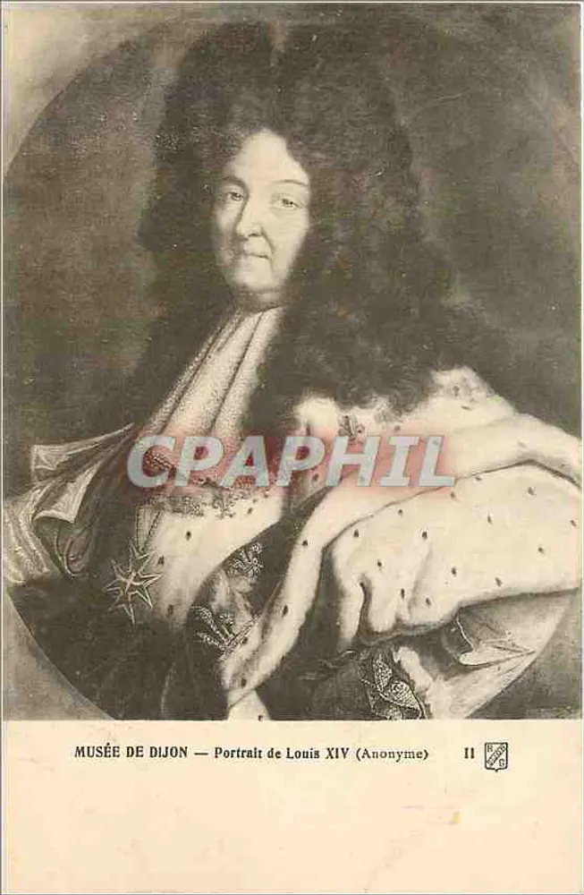 Musée de Dijon — Portrait de Louis XIV (Anonyme) — II - Recto