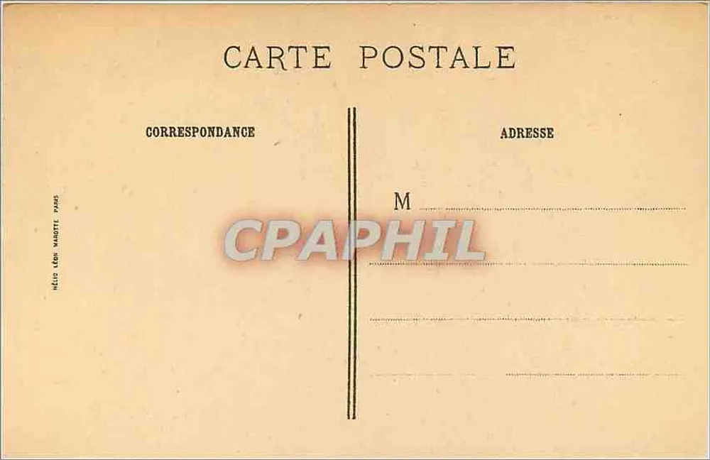 Cena de rua — Paris — J.-E. Bulloz, Editor, n° 178 - Verso