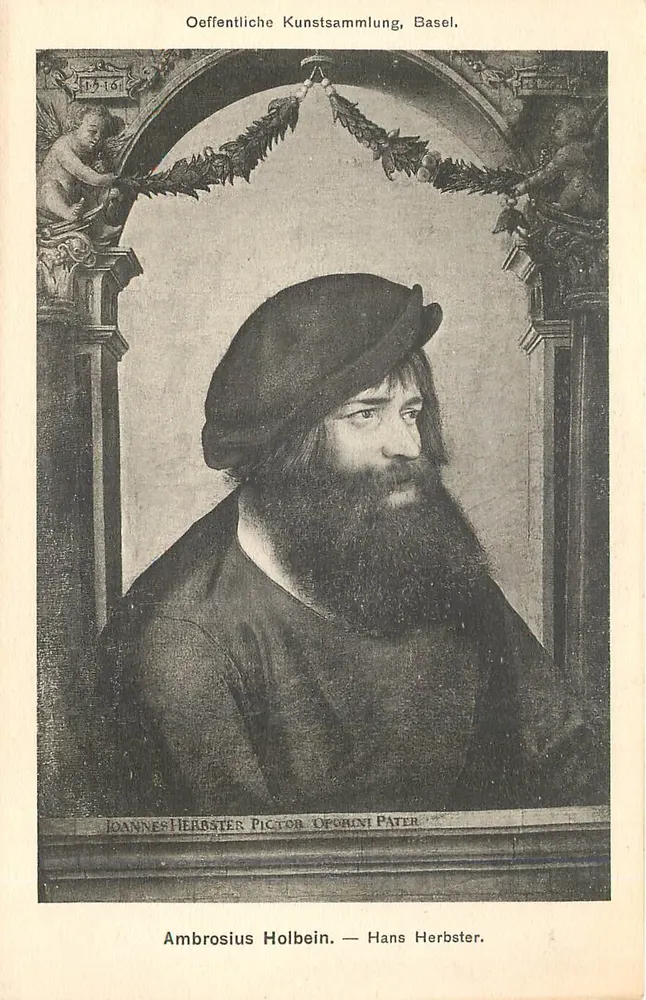 Ambrosius Holbein — Hans Herbster — Oeffentliche Kunstsammlung, Basel. - Vorderseite