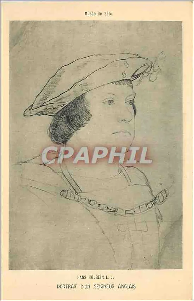 Portrait d'un seigneur anglais — Hans Holbein L.J. — Musée de Bâle - Recto