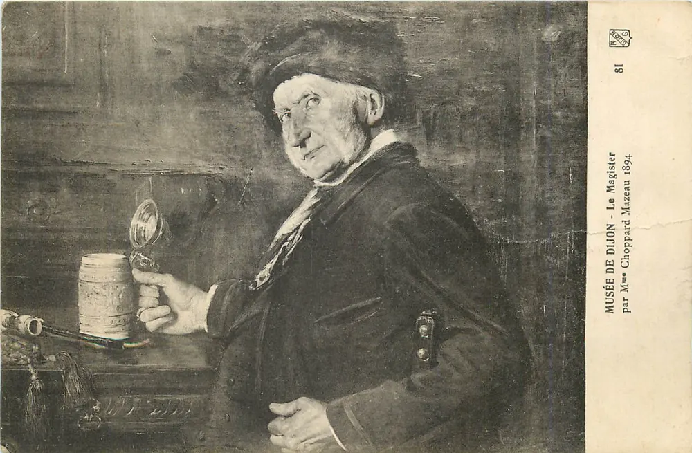 Le Magister - Museu de Dijon — por Mme Choppard Mazéau 1894 - Frente