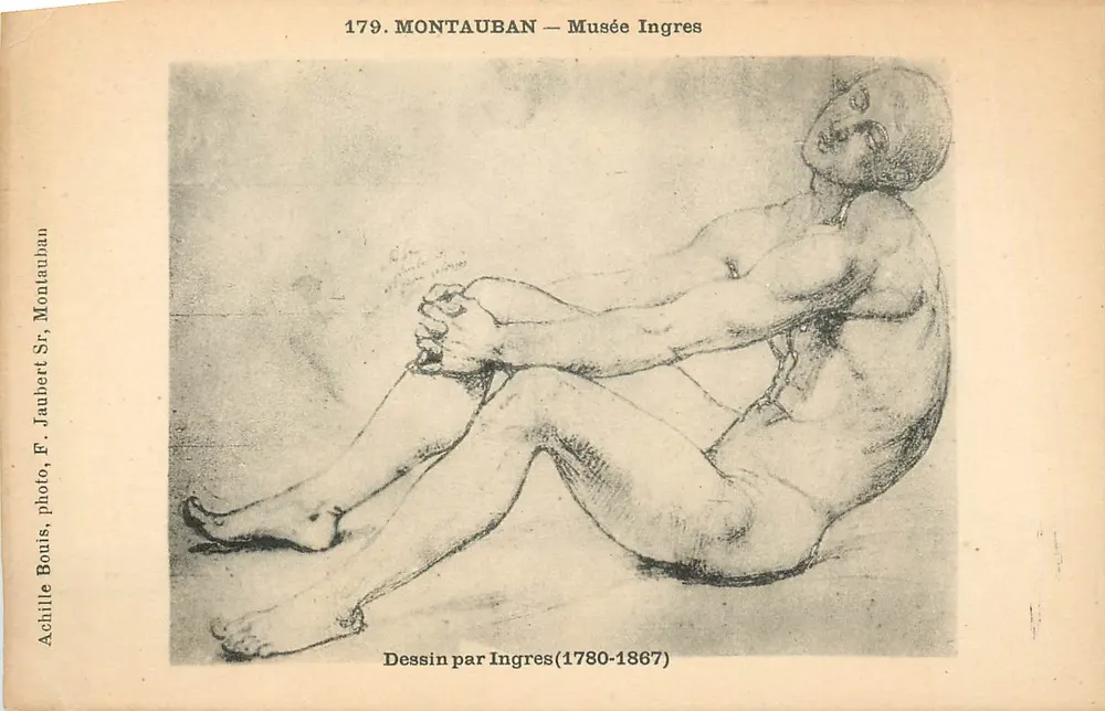 Montauban — Museu Ingres — Desenho por Ingres (1780-1867) - Frente