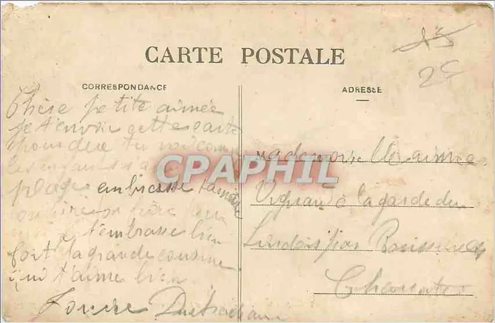 Na Praia — Prazer das Crianças — Marcel Delhoy, fototipia, Bordeaux - Verso