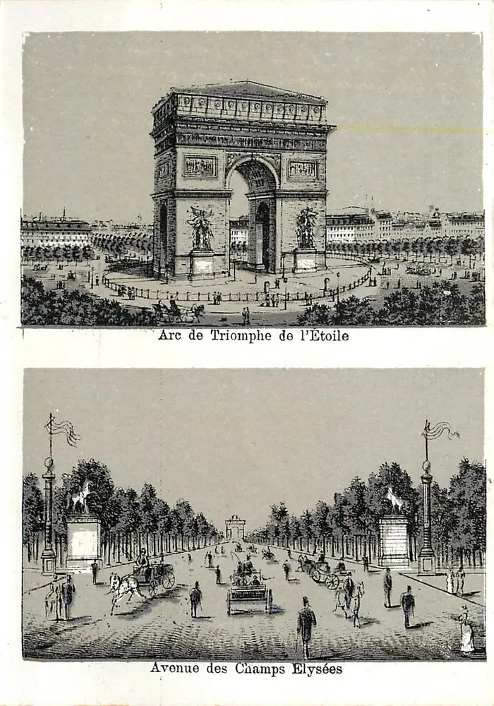 Arc de Triomphe de l'Étoile — Avenue des Champs-Élysées - Recto
