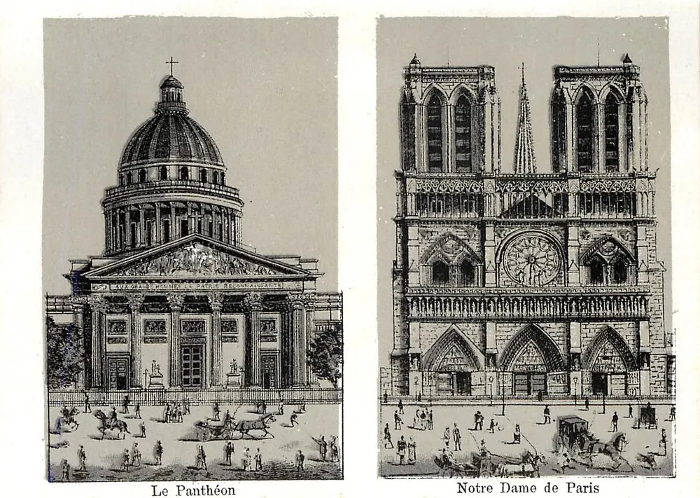 O Panteão — Nossa Senhora de Paris - Frente