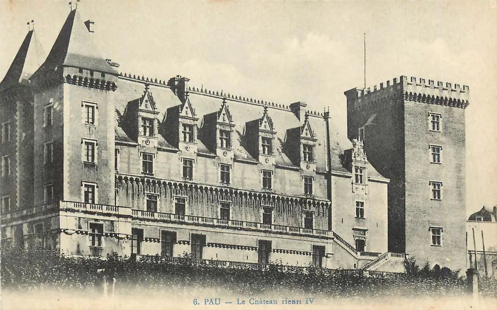 Pau — Castello di Henri IV — Editore non identificato, numero di serie 6 - Recto