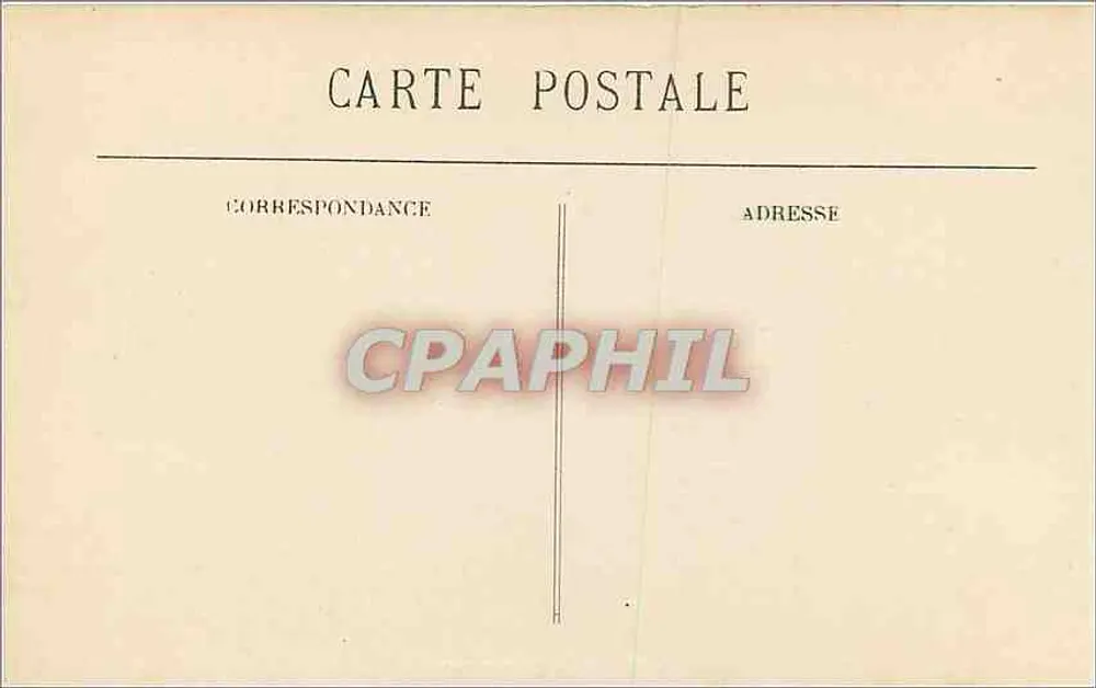 Pau — Castello di Henri IV — Editore non identificato, numero di serie 6 - Verso