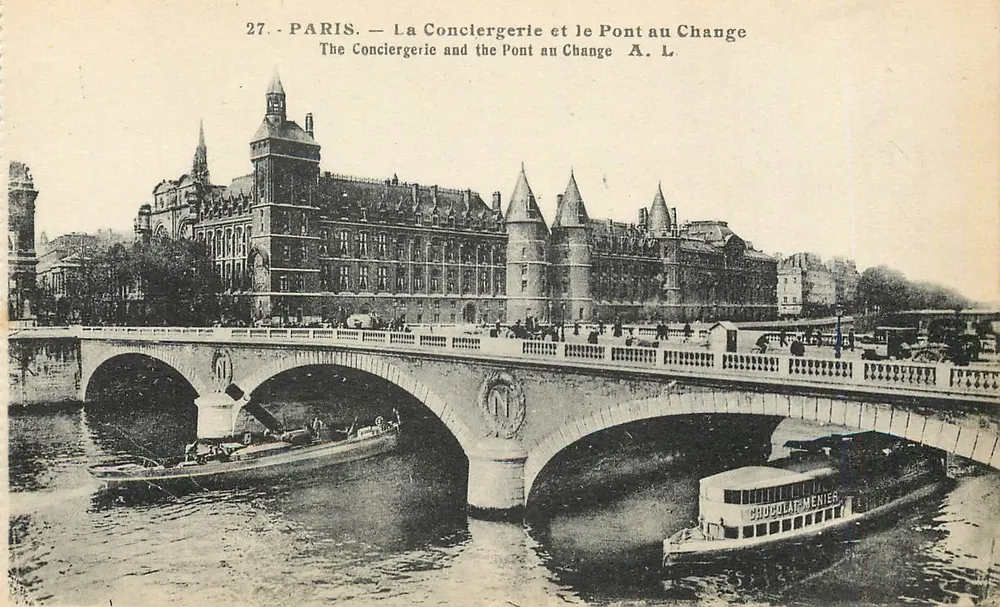 Paris — La Conciergerie et le Pont au Change — A. L. - Recto