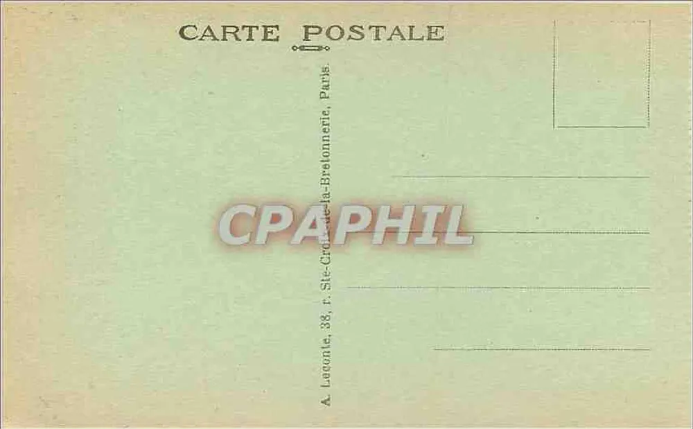 Paris — La Conciergerie et le Pont au Change — A. L. - Verso
