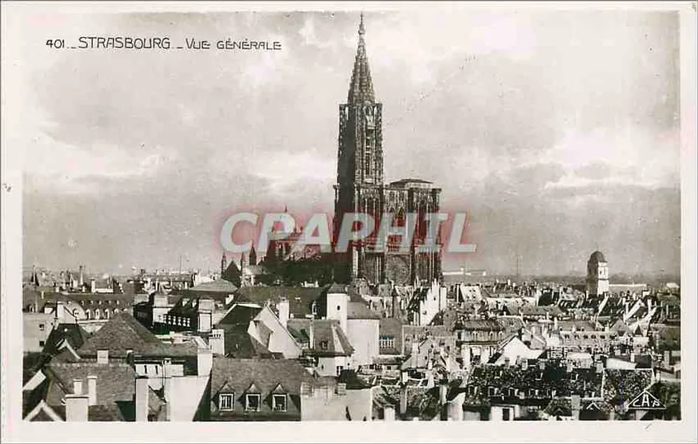 Strasburg — Widok ogólny — Réal Photo Paris - Awers