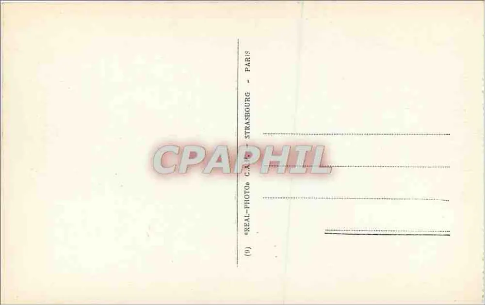 Strasbourg - L'Orangerie - Le Lac et le Restaurant — CAA, n°418 - Verso