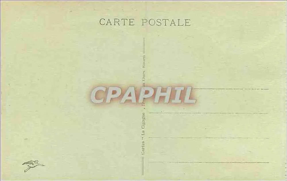 Rouen - Vieille Maison, Rue St-Romain, Cour d'Albane — éditeur La Cigogne, n° 406 - Verso