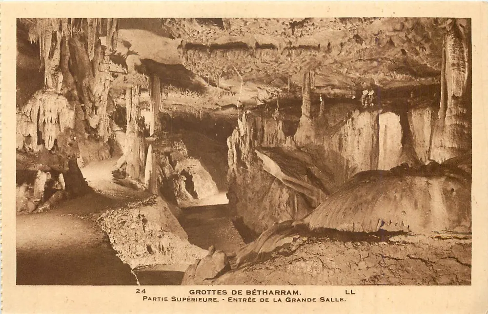 Grottes de Bétharram — Oberer Teil - Eingang zur Großen Halle — LL n°24 - Vorderseite