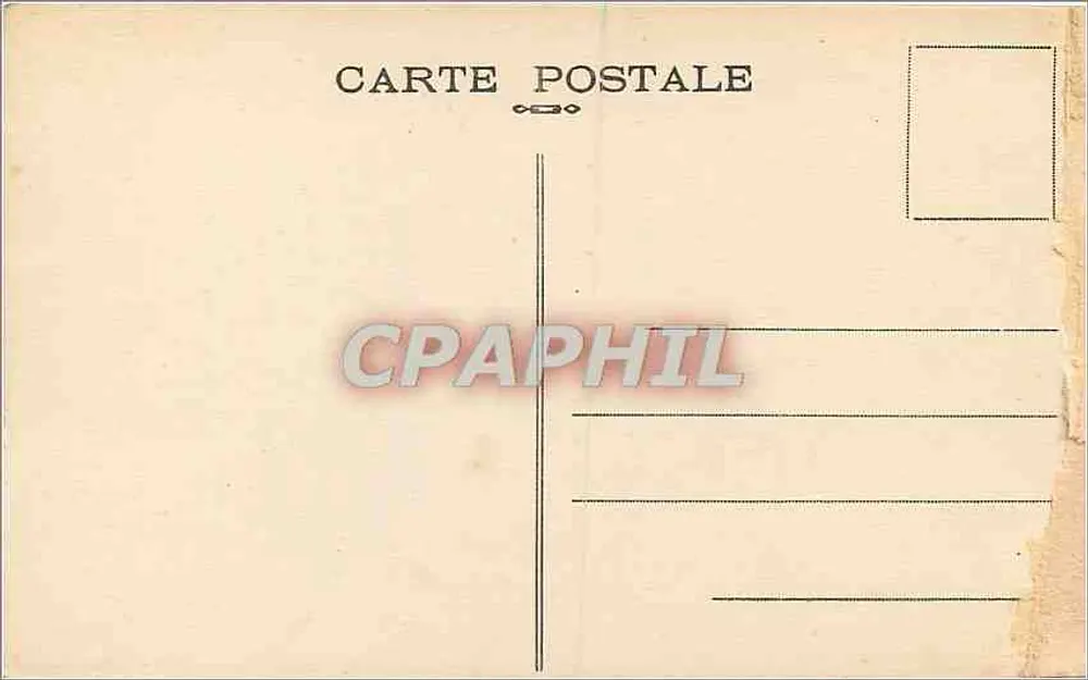 Marschall Foch — Abreise nach Paris am 11. November 1918 — Edit. Bourson, Compiegne - Rückseite