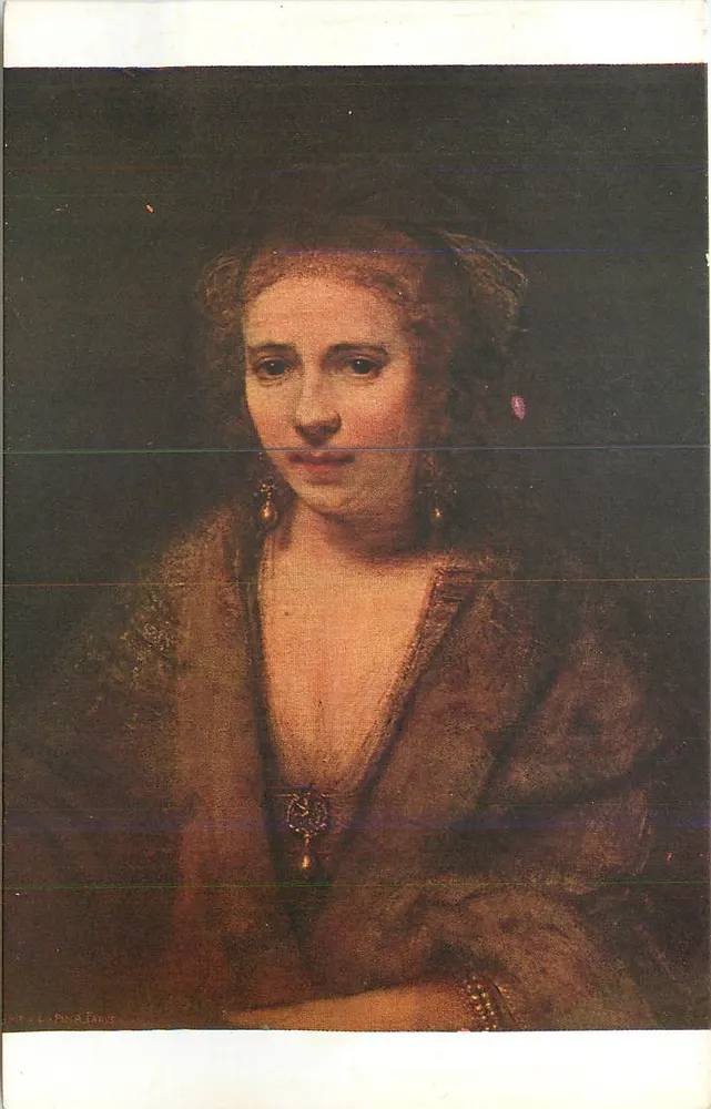 Portrait de Hendrickje Stoffels — Rembrandt Harmensz. van Rijn (1606-1669) — Les Éditions Nomis, Paris - Recto