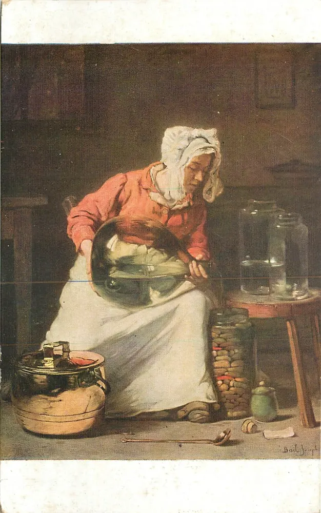 A Dona da Casa — J. Bail — Museu do Luxemburgo - Frente