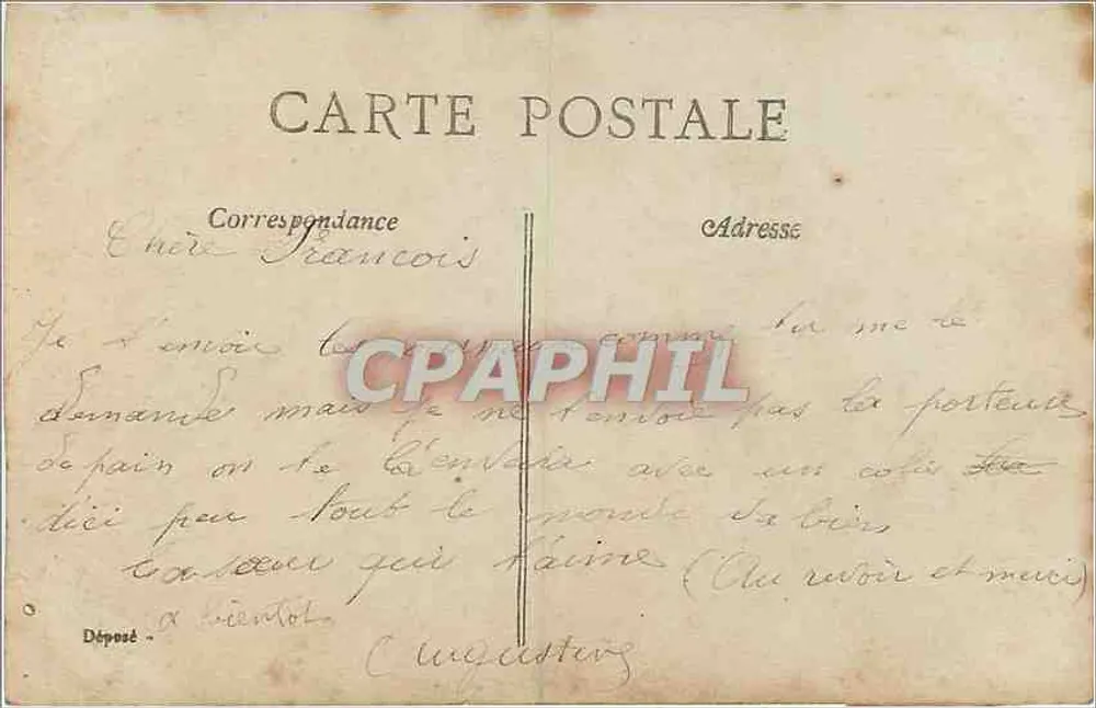 Amor e cerejas — cena romântica — editor desconhecido, n° 62 - Verso