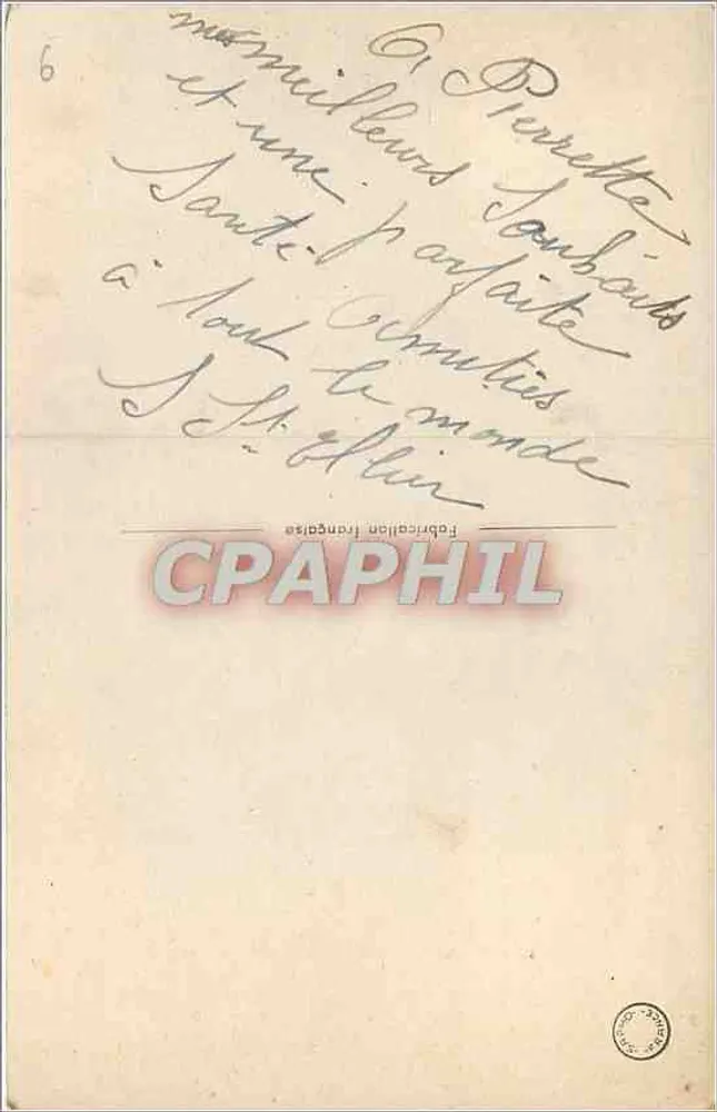 Couple amoureux — Bonne et heureuse année — SAPH 203-2 - Verso