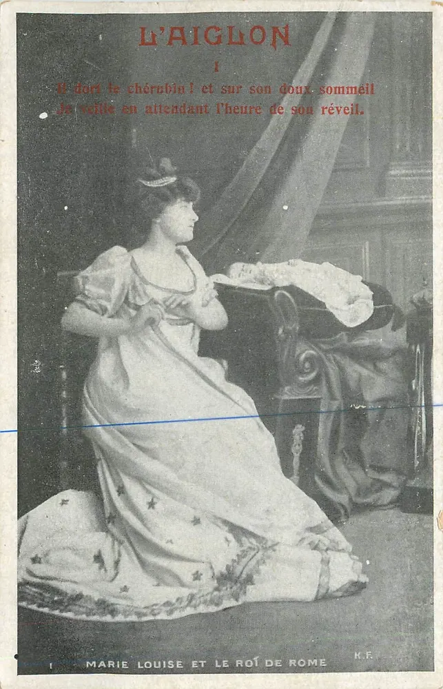 Marie Louise et le Roi de Rome — L'Aiglon — K.F. - Recto