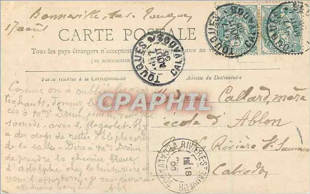 O Vale de Grace — Paris — Coleção Petit Journal - Verso
