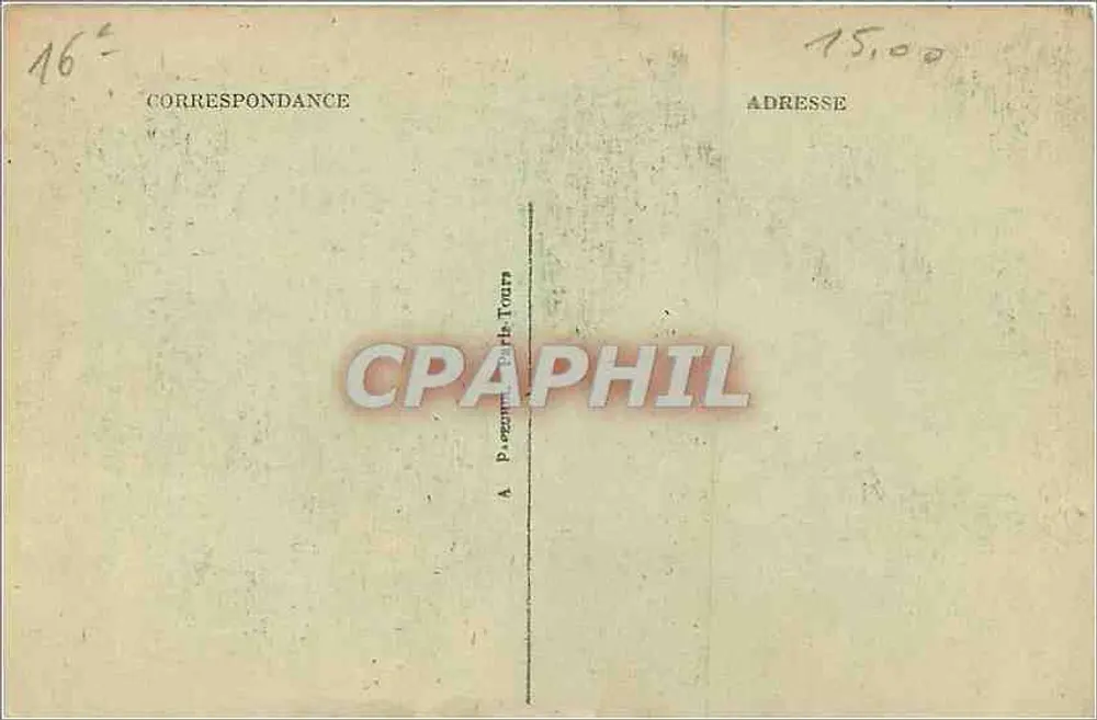 Parigi - La Tomba del Soldato Sconosciuto, sepolto sotto l'Arco di Trionfo il 11 Nov. 1920 — A.P. n° 490 bis - Verso
