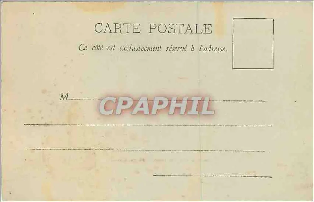 Exposição de 1900 - O Trocadéro — A. Turillo, Paris - Verso