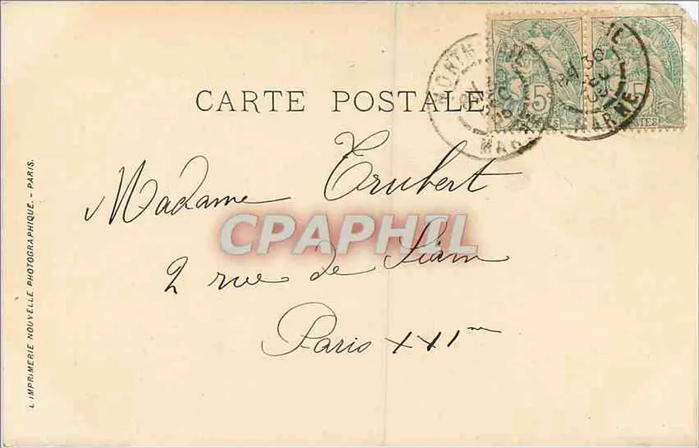 No Parque — Salão 1904 — E. Marathon — LL. — N° 112 - Verso