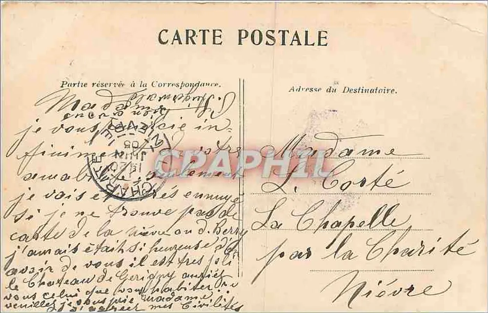 Paris — O Grand Palais, Champs-Élysées — editor desconhecido - Verso