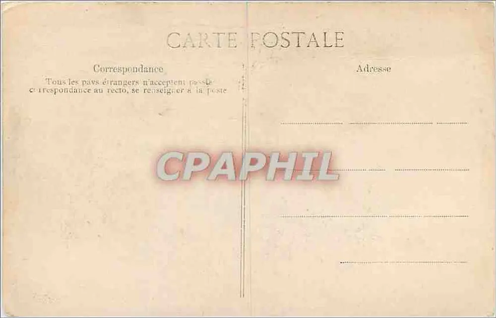 Taça e objetos decorativos — gravura — A Vincent, 4, rue des Beaux-Arts, PARIS - Verso