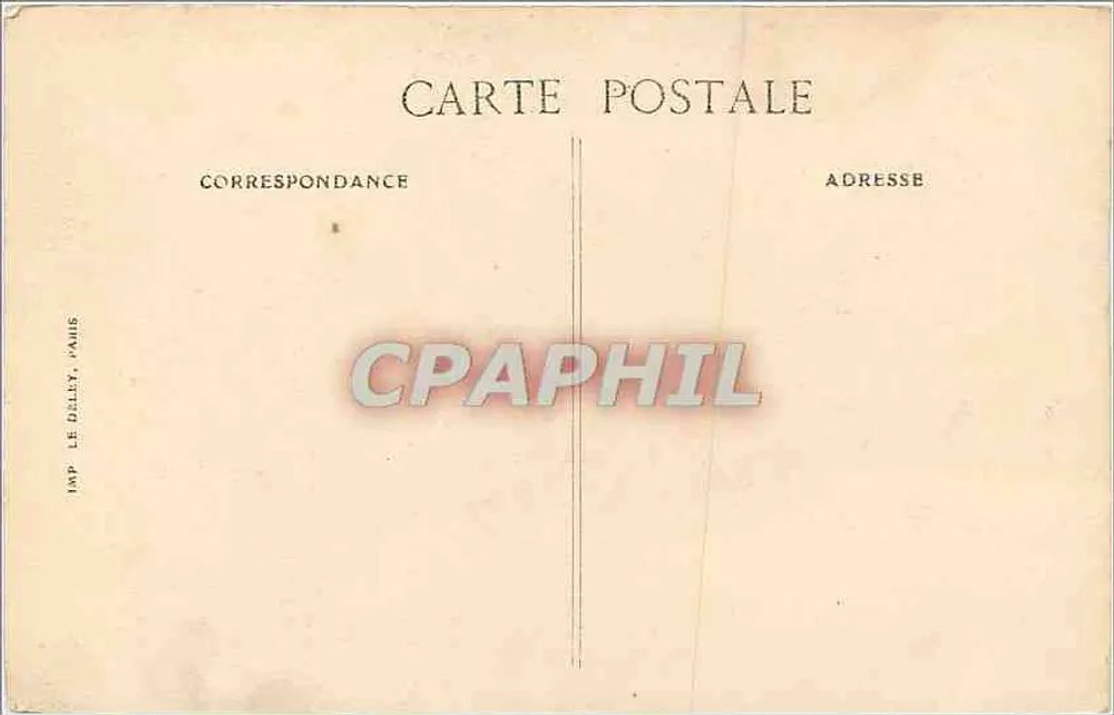 Cenotáfio aos Mortos pela Pátria — Festas da Vitória — 13-14 julho 1919 — editor Le Déley, Paris - Verso
