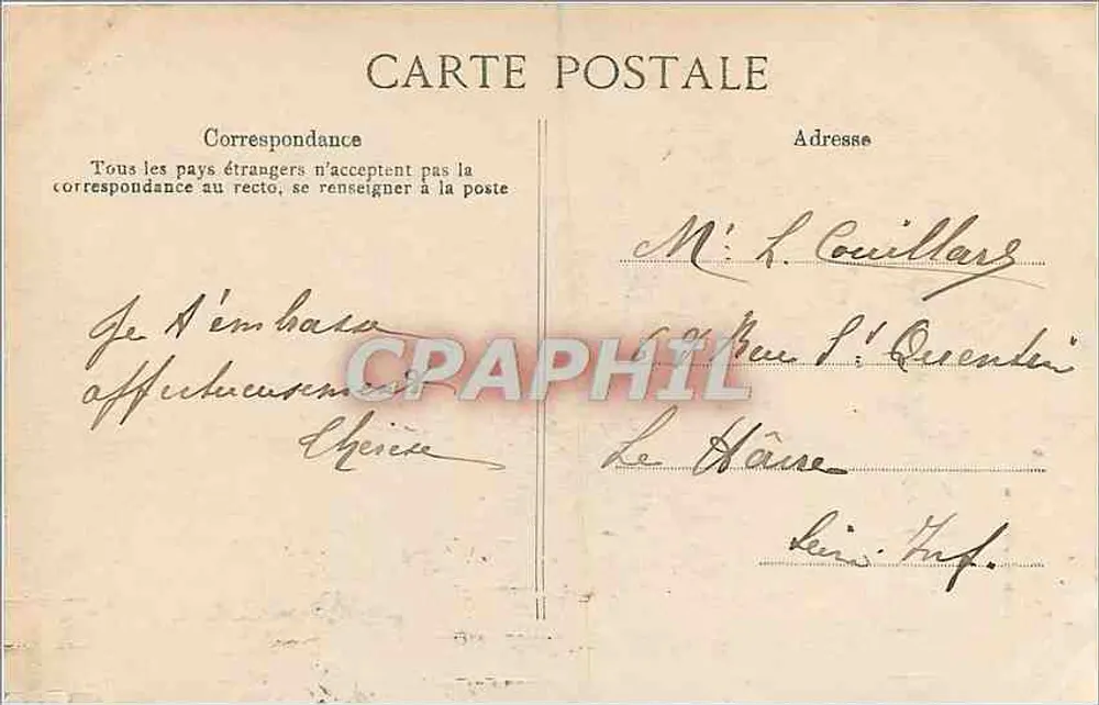 Buttes-Chaumont — As Grutas — Editor não identificado, n° de série 4191 - Verso