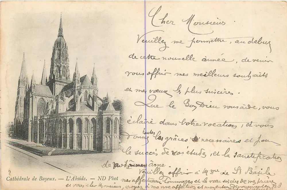 Katedra w Bayeux — Absydę — ND Phot - Awers