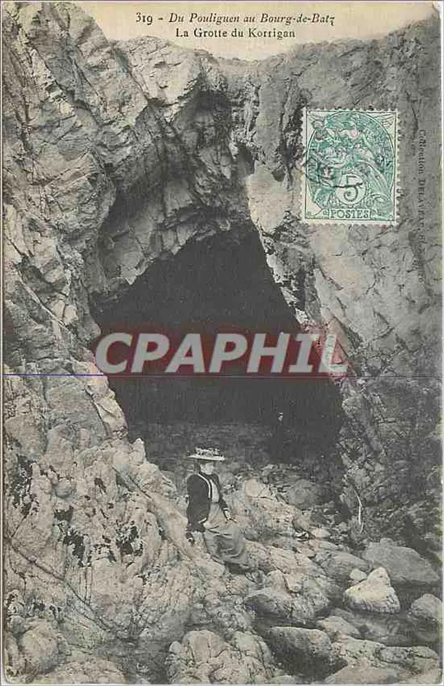 Die Grotte des Korrigan — Von Pouliguen nach Bourg-de-Bat7 — Sammlung Thibault - Vorderseite