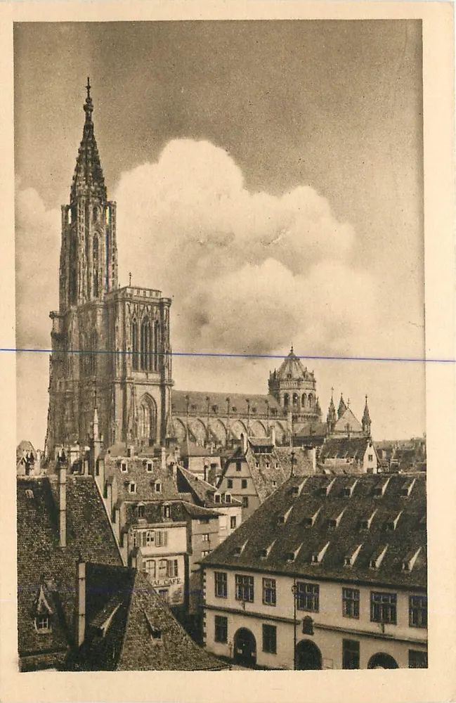 Estrasburgo — Catedral de Nossa Senhora — editor Felix Luth - Frente