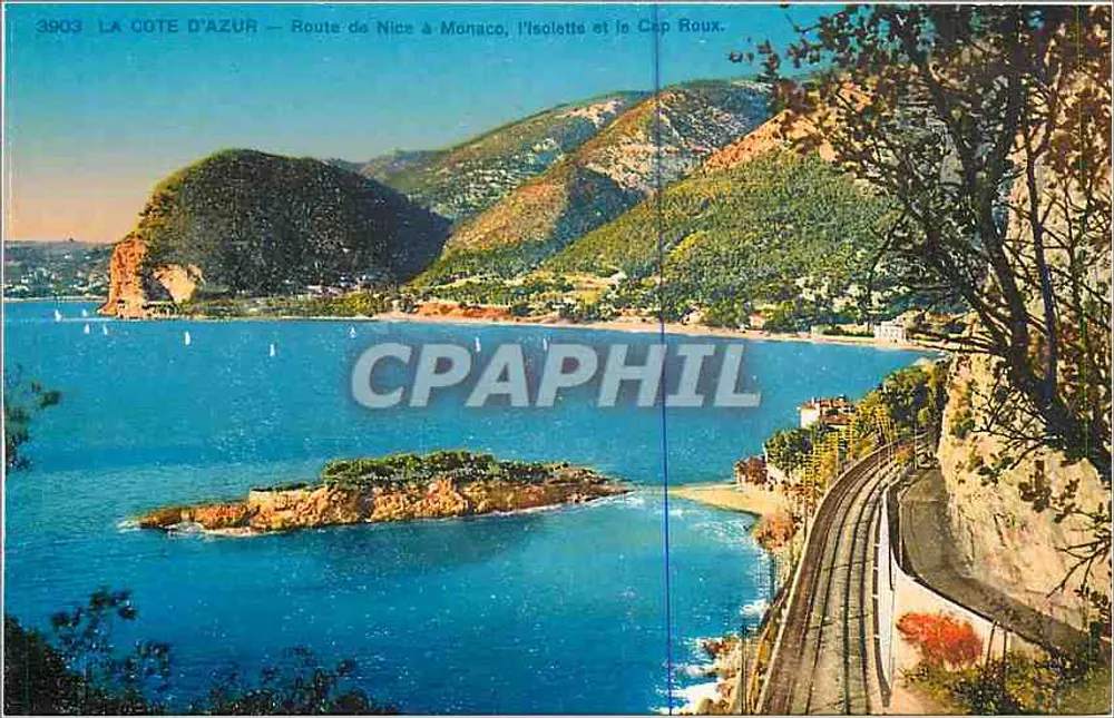 A Costa Azul — Estrada de Nice a Mônaco, a Ilha da Isololette e o Cabo Roxo — A.D.I.A. Nice - Frente