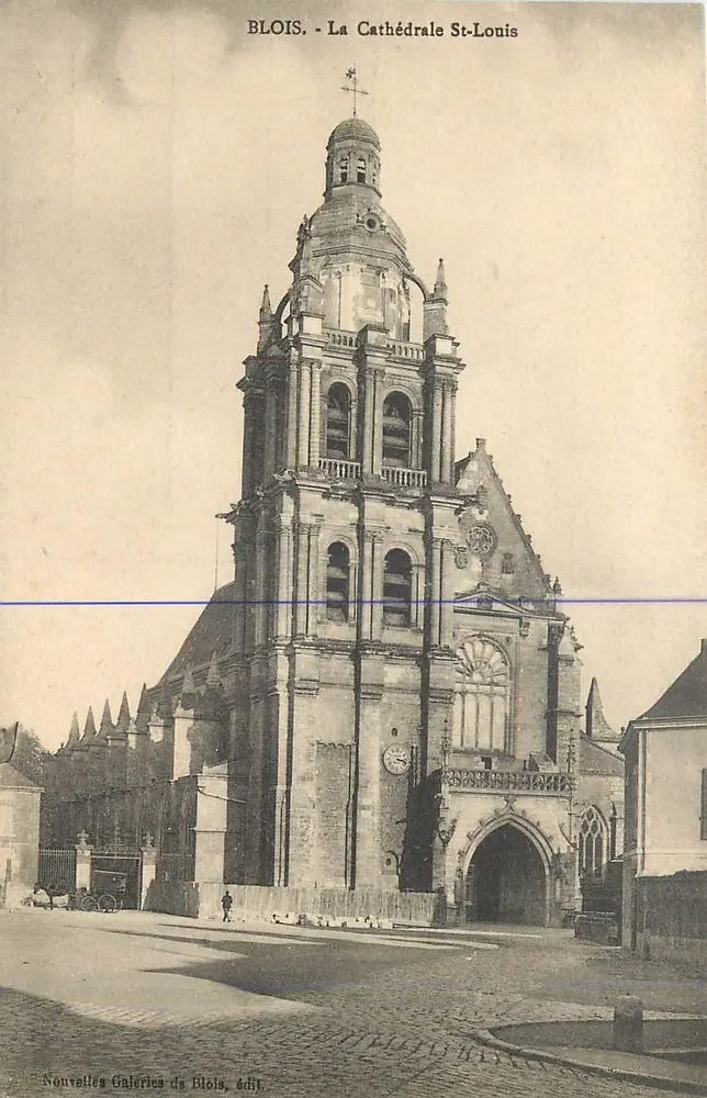Blois - A Catedral de São Luís — Novas Galerias de Blois, editor - Frente