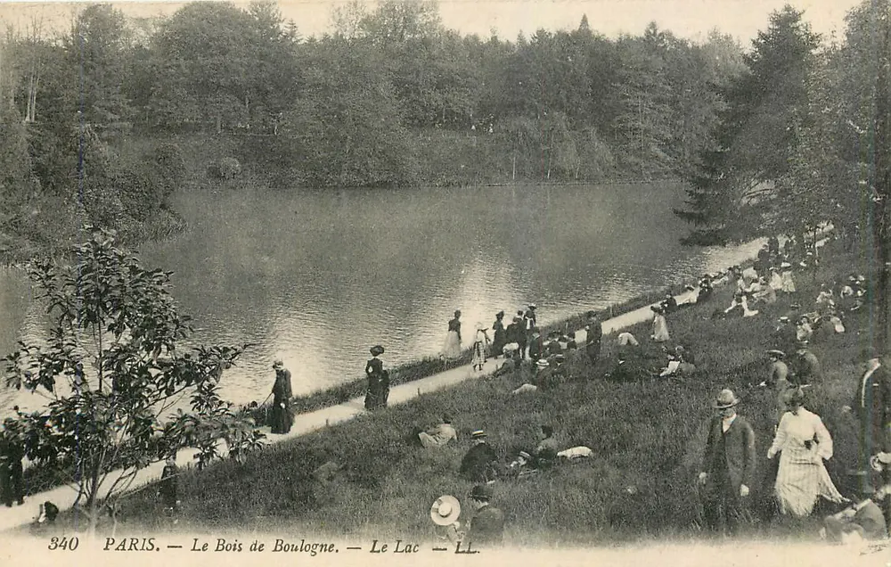 Paris — O Bois de Boulogne — O Lago — n° 340 - Frente