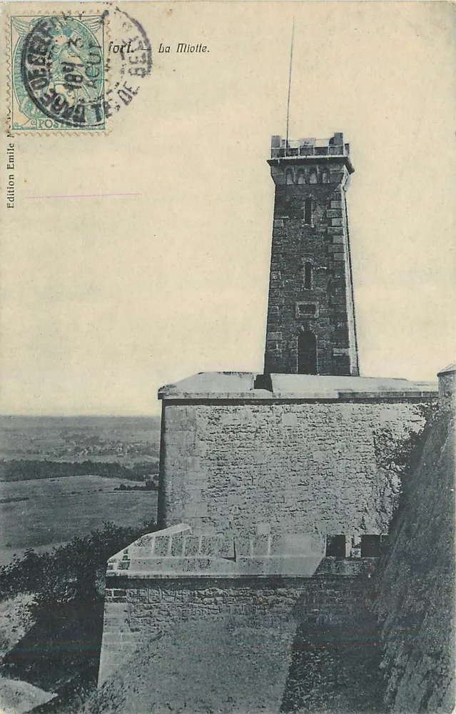 La Miotte — Torre de fortificação — Edição Emile N° 7035 - Frente