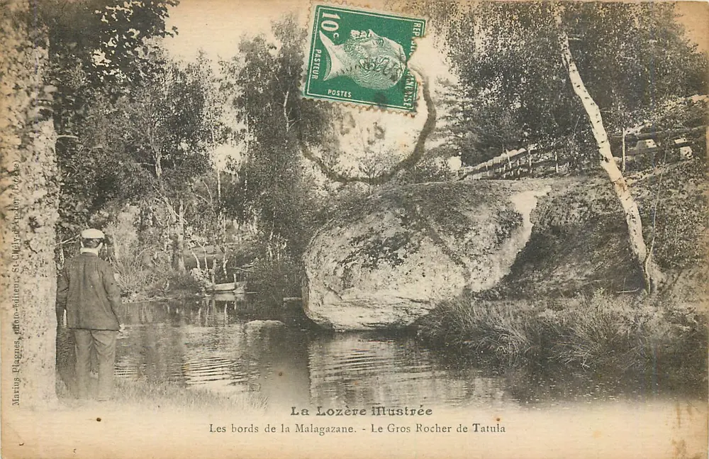 Die Ufer der Malagazane — Der Große Felsen von Tatula — La Lozère Illustrée - Vorderseite