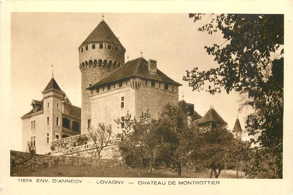 Castelo de Montrottier — Lovagny — Env. de Annecy — 11874 - Frente