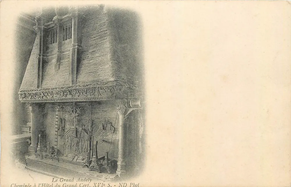 Kamin im Hôtel du Grand Andely — 17. Jahrhundert — ND Phot - Vorderseite