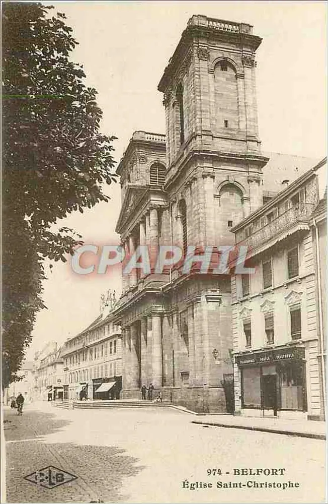 Igreja de São Cristóvão — Belfort — Editor C. Lardier (Douai), n° 974 - Frente