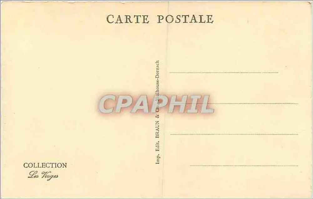 Porta de Brisach — Construída por Vauban — Coleção Las Vages - Verso